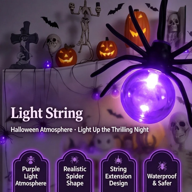 Battery Powered Spider LED Str - đánh giá và giá Ac Outdoor Power