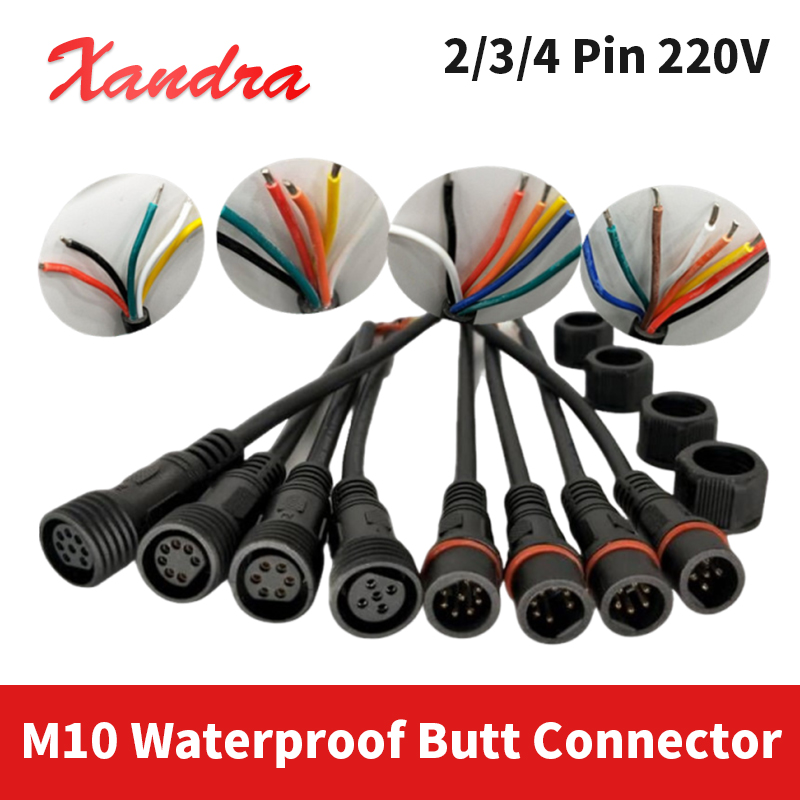 M10 Waterproof Connector 2Pin  - đánh giá và giá Outdoor Power Strip Weatherproof